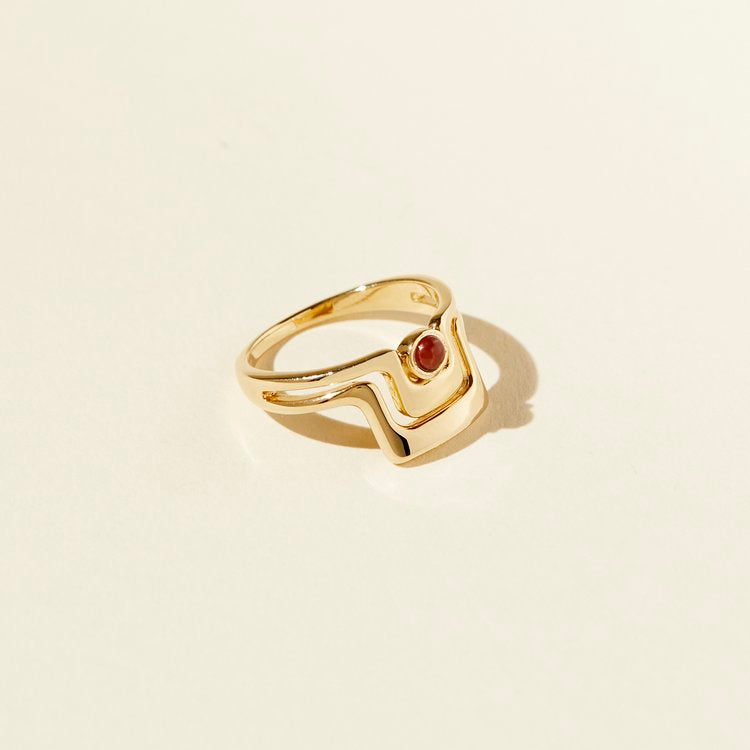 Lindsay Lewis - Grand Ring - Red/Gold