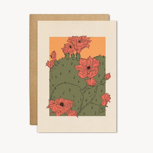 Cai & Jo - Cactus Flower Card