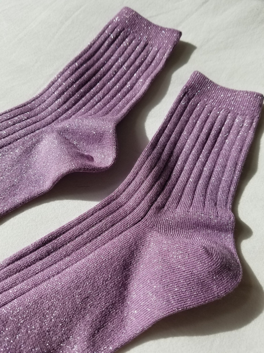 Le Bon Shoppe - Her Sock - Lilac Glitter