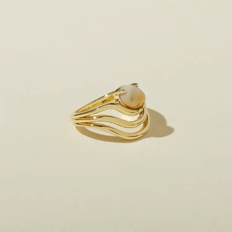 Lindsay Lewis - Sway Ring - Gold Plated Brass