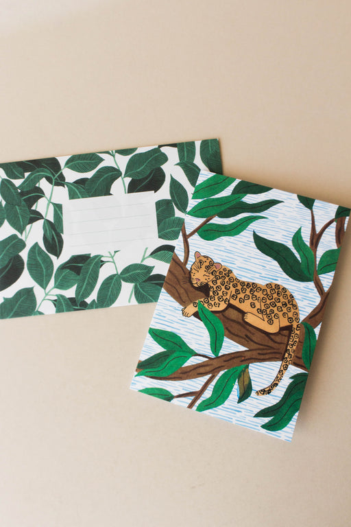 Wrap - Leopard Art Card