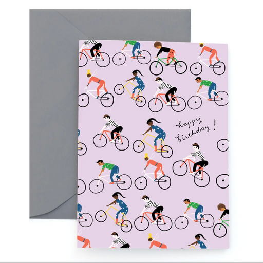 Carolyn Suzuki - Cycle Gang Birthday Card