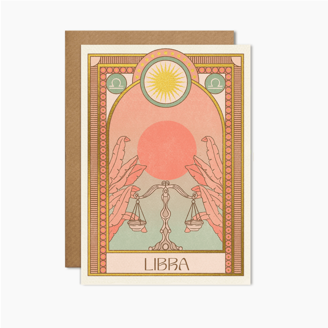 Cai & Jo - Libra Zodiac Card