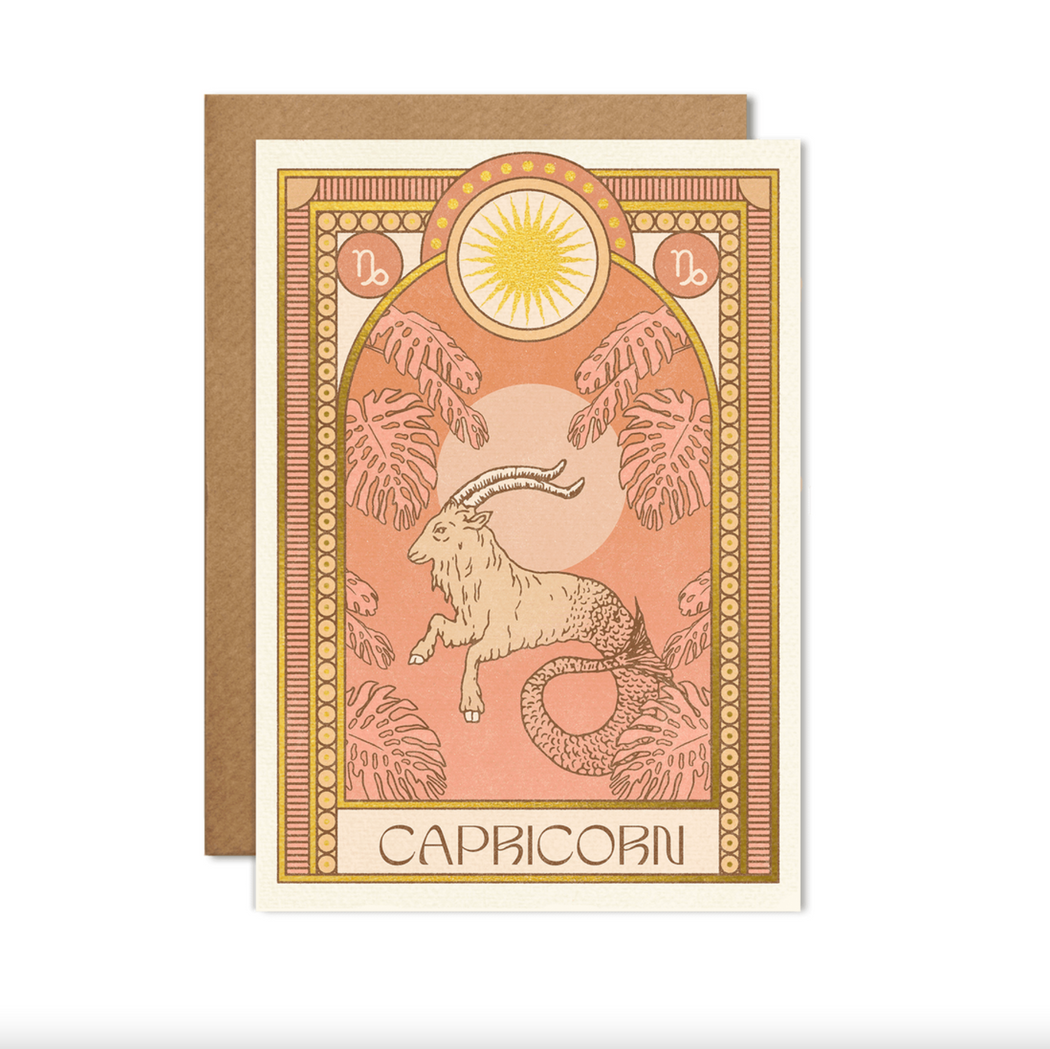 Cai & Jo - Capricorn Zodiac Card