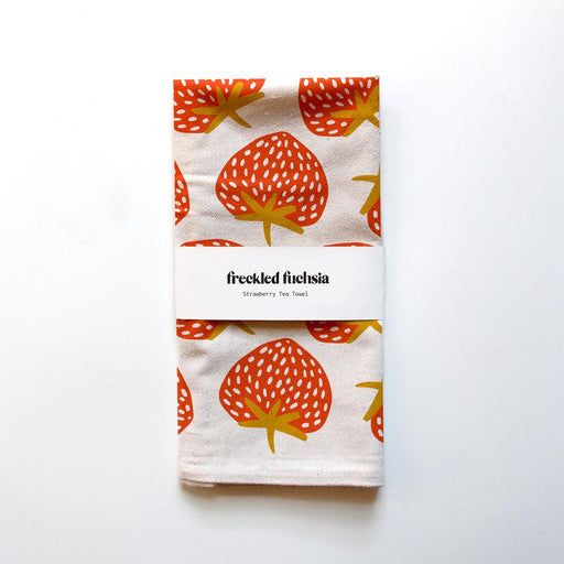 Freckled Fuchsia - Tea Towel - Strawberry
