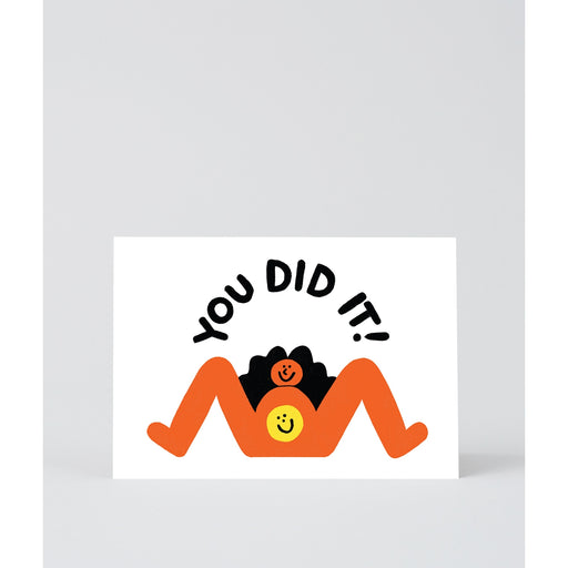 Wrap - You Did It Card