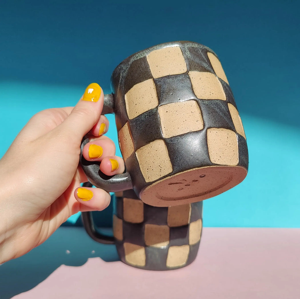 Osso Ceramics - Checker Mug - Black