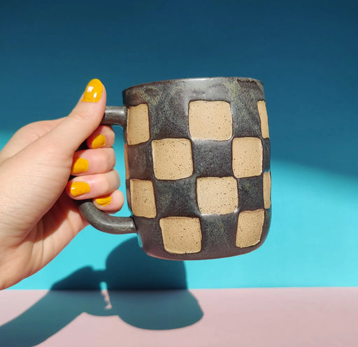 Osso Ceramics - Checker Mug - Black