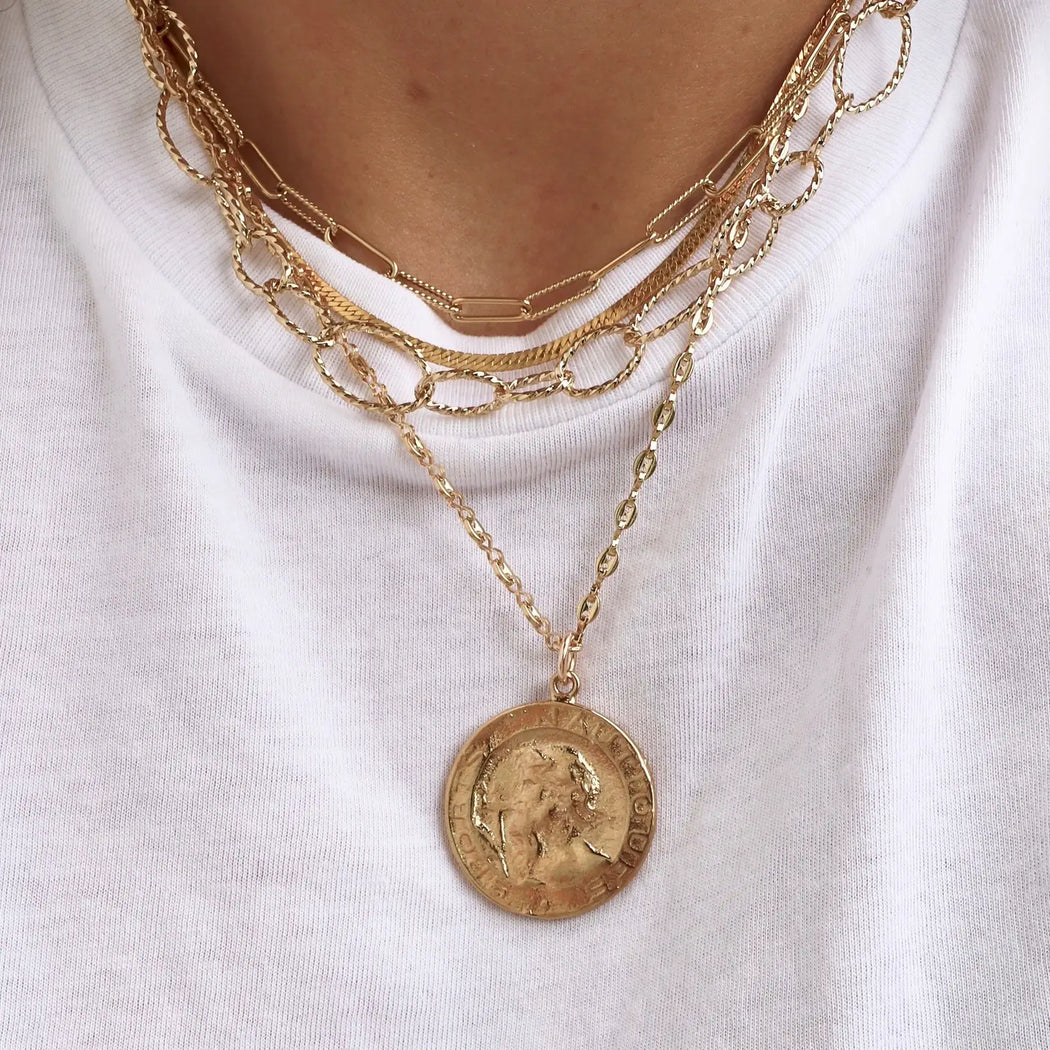 Katie Waltman - French Coin Necklace