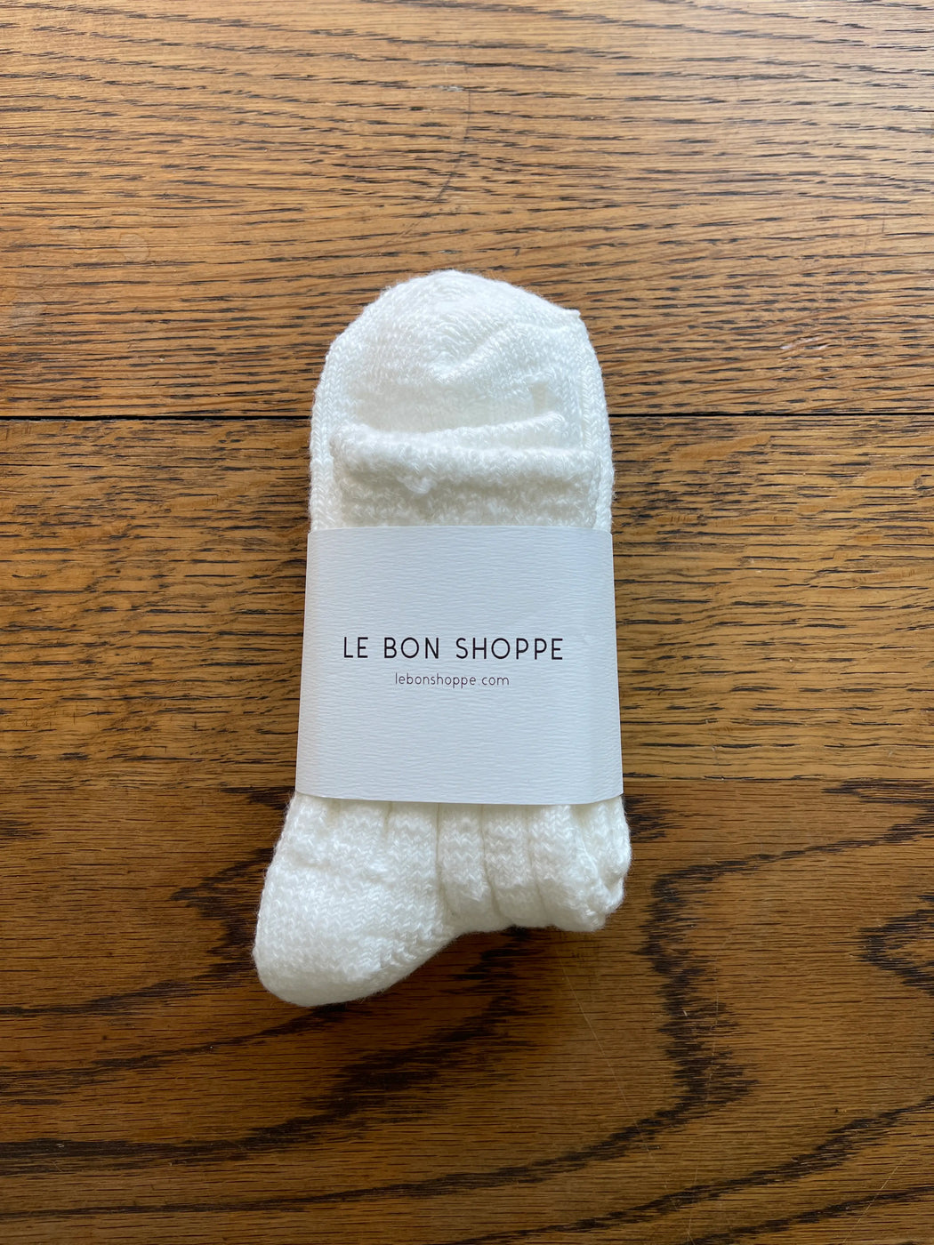 Le Bon Shoppe - Hut Socks - White Linen