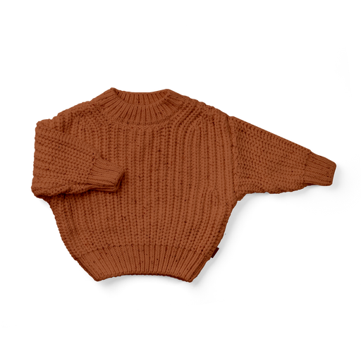 Goumi Kids - Knit Oversized Sweater - Clay